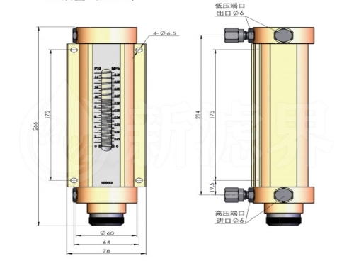 航煤過濾器分離器UX-15活塞式壓差計